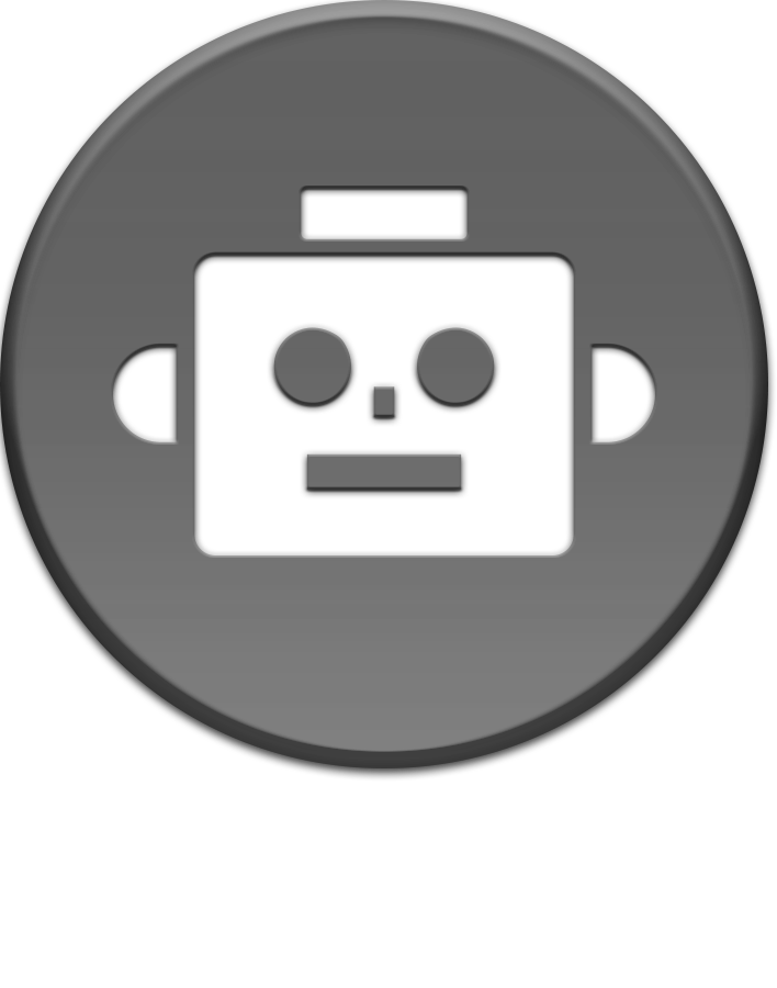 ROBOTSボタン白