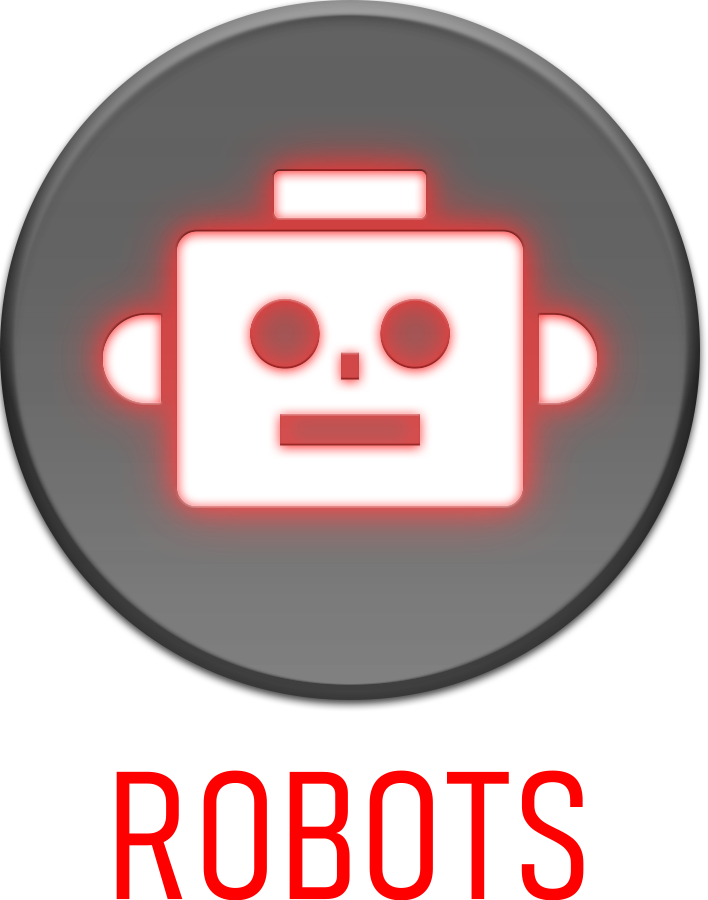 ROBOTSボタン赤